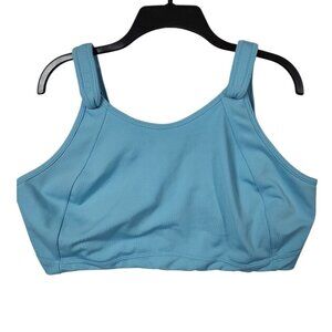 LA ISLA Rebound Sports Bra - Blue - Size 42DD - Adjustable Straps